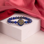 Lapis Lazuli with Third Eye Chakra Bracelet - Abhimantrit & Certified