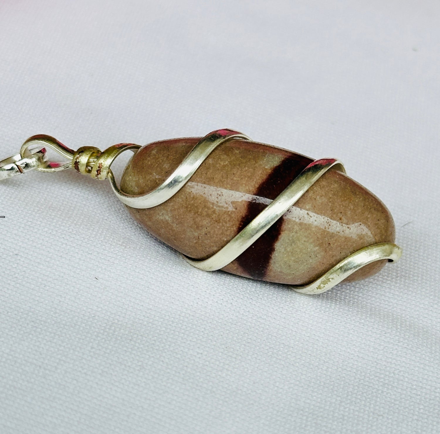 Narmadeshwar Shivling Stone Pendant - Abhimantrit