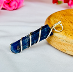 Sodalite Wrapping Pen Pendant - Abhimantrit & Certified