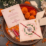 925 Pure Silver Trishul & Damru Rakhi for Protection, Strength & Divine Blessings
