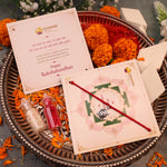 925 Pure Silver Turtle Thread Rakhi for Stability & Prosperity