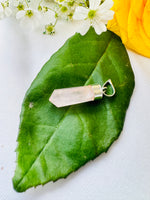 Improve Love, Relationship & Emotional Connection: Rose Quartz Pencil Pendant - Abhimantrit & Certified