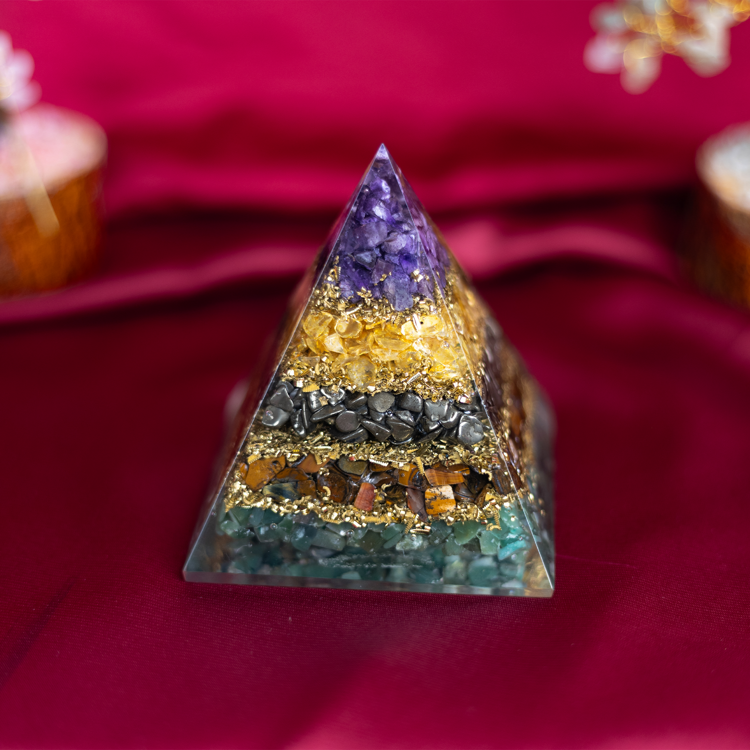 Money Magnet Pyramid - Abhimantrit