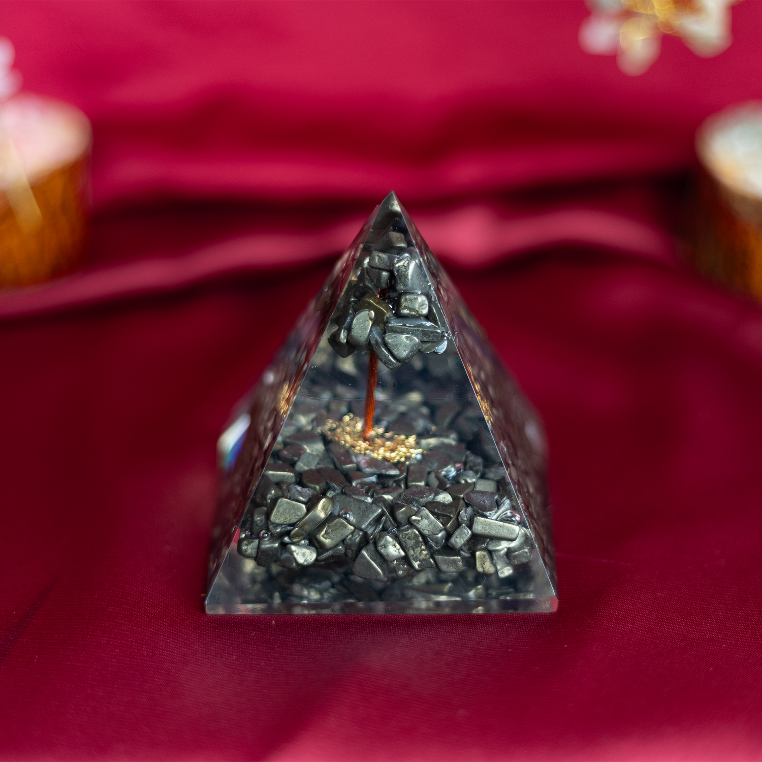 Pyrite Pyramid - Abhimantrit