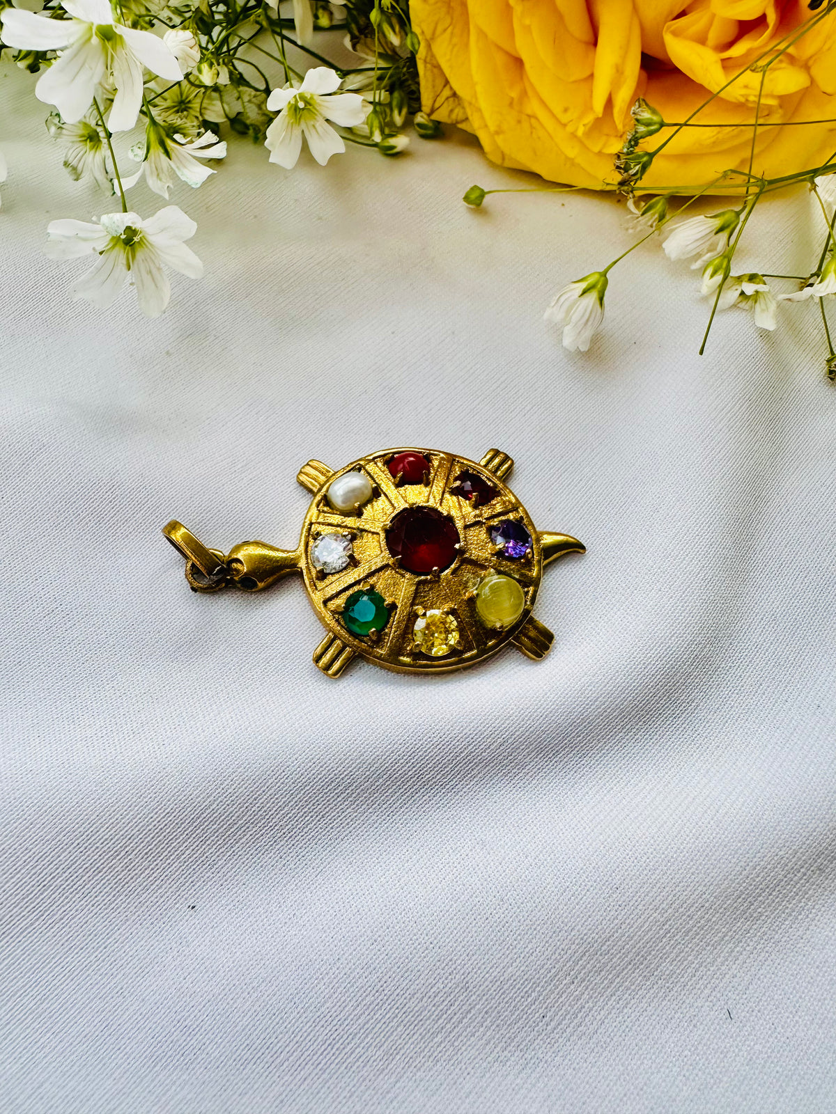 Navagraha Stone Pendant - Abhimantrit & Certified