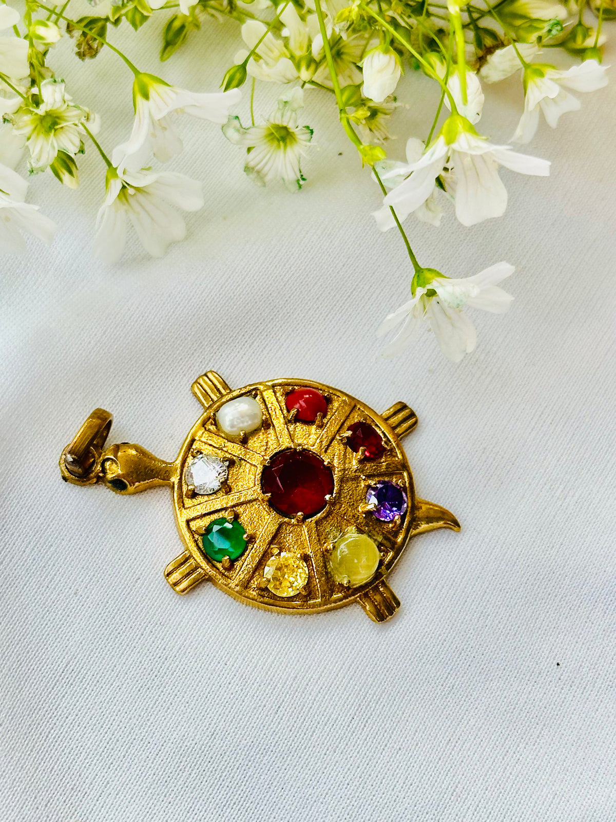 Navagraha Stone Pendant - Abhimantrit & Certified