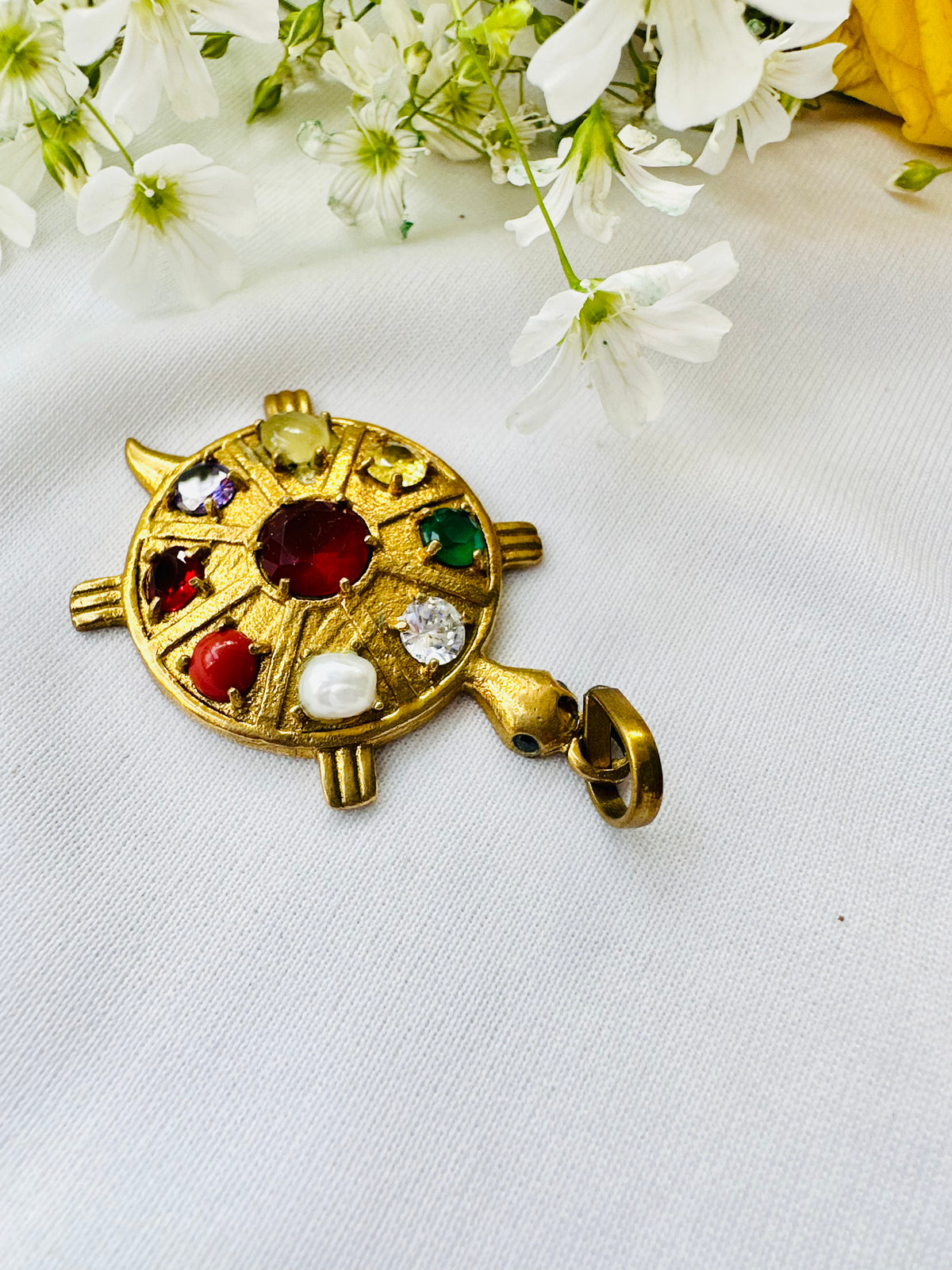 Navagraha Stone Pendant - Abhimantrit & Certified