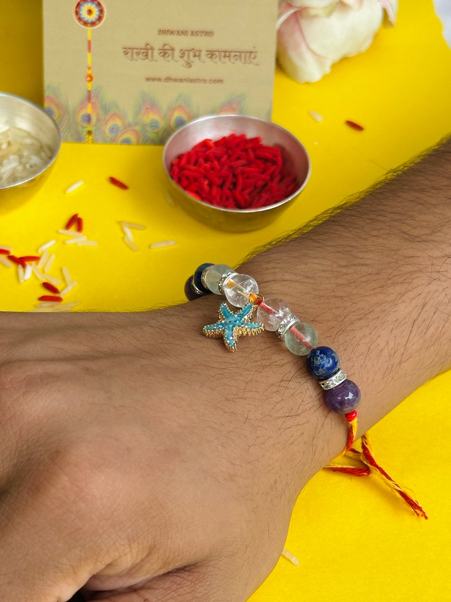 Memory Power Enhancer Rakhi For brother & Sister (Students/Kids) - Abhimantrit