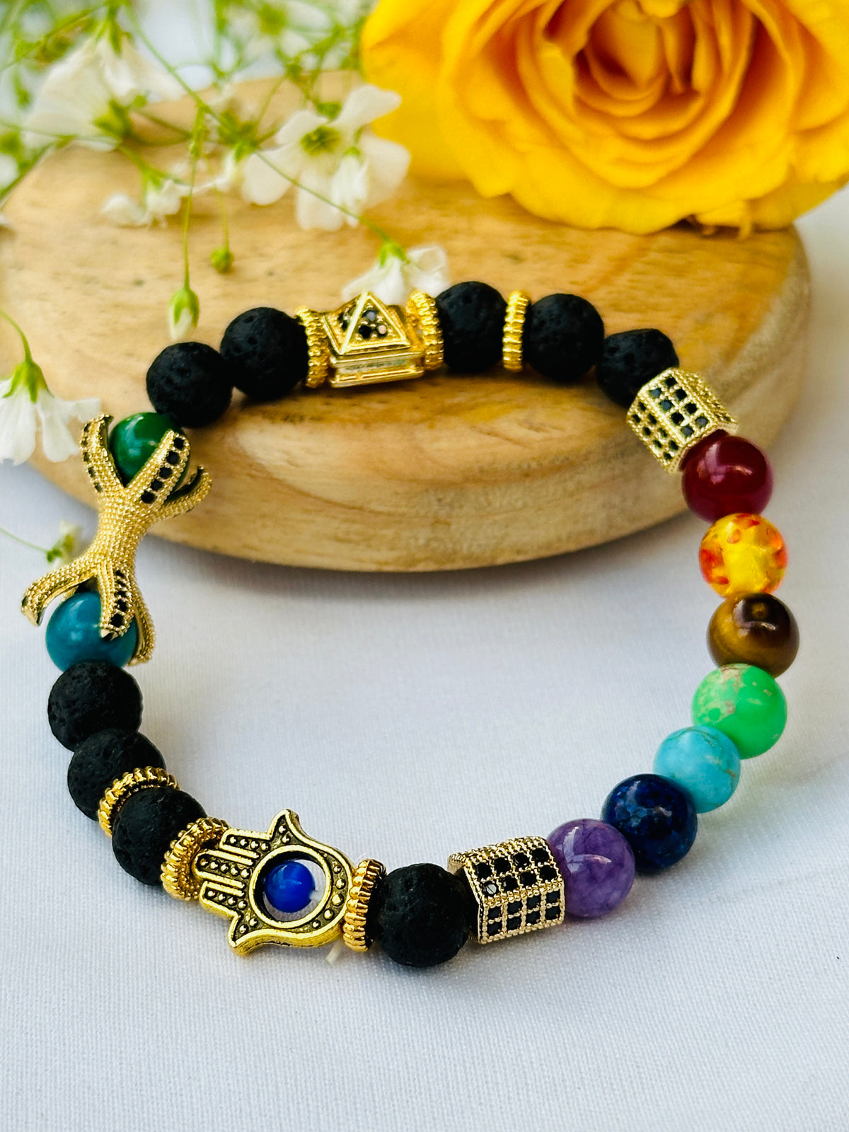 Overcome Negative Energies, Attract Luck, Power, Joy & Wealth: Ancient Yantra Bracelet - Abhimantrit & Certified