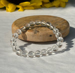 Removes Depression, Anger & Anxiety: Clear Quartz Bracelet - Abhimantrit & Certified