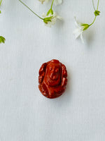 Red Coral Ganesha - Abhimantrit