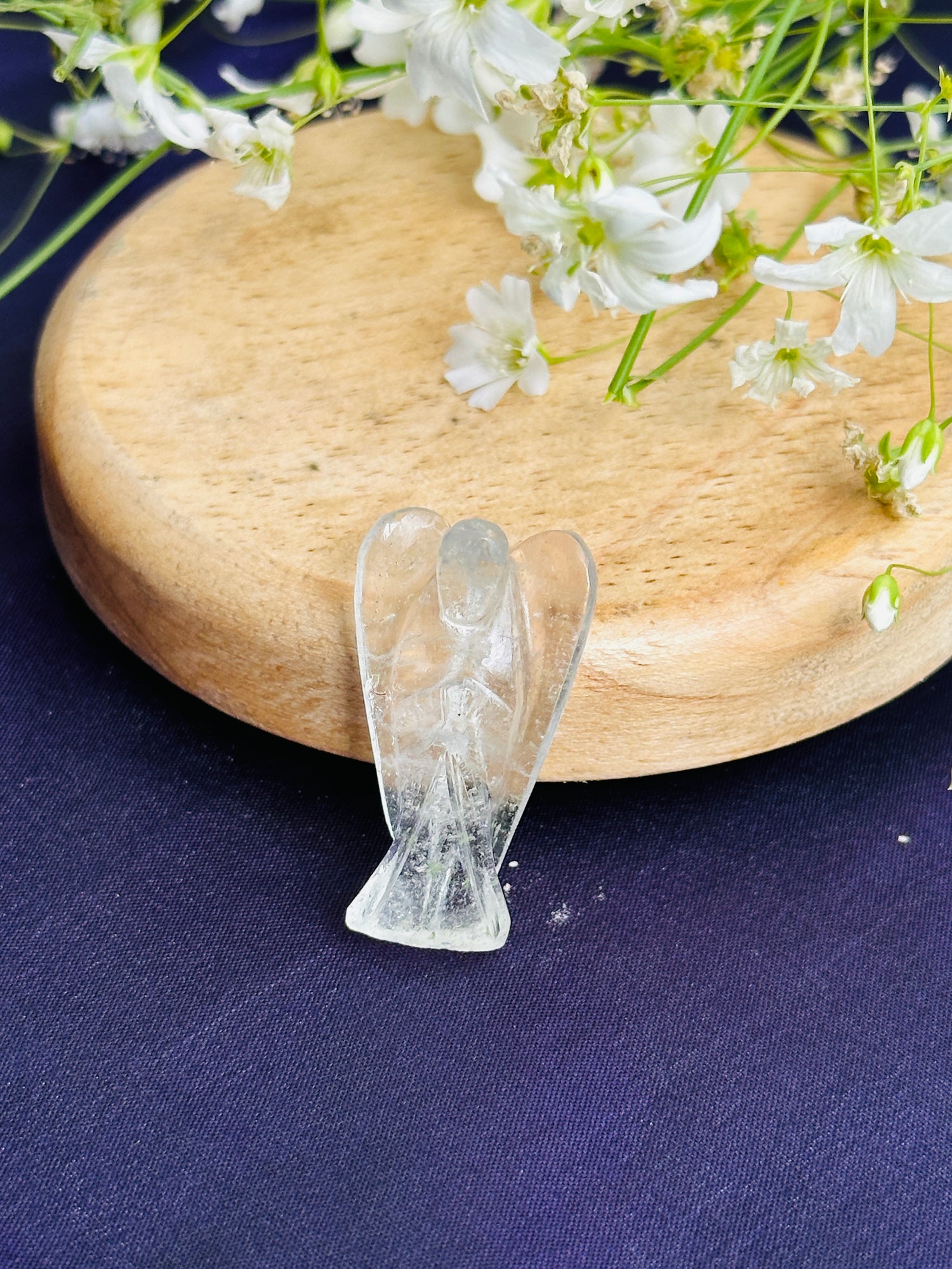 Clear Quartz Angel Crystal