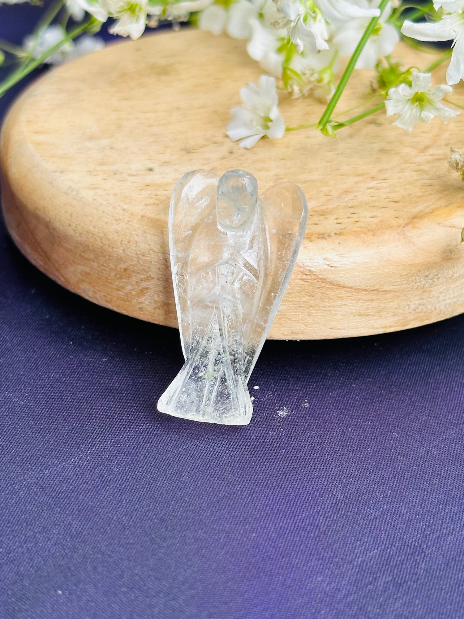 Clear Quartz Angel Crystal