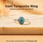 Irani Turquoise Ring: Strengthens Communication & Confidence
