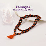 Karungali Rudraksha Jap Mala for Meditation, Protection & Focus