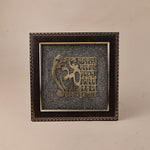 Ganesh Mantra Raw Pyrite Frame - Success & Protection Frame