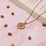 Taurus Zodiac Sing Gold Plated Pendant for Comfort & Abundance