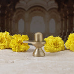 Pure Brass Shivling - Abhimantrit