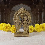 Brass Vitthal Rukmani Murti - Abhimantrit