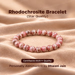Rhodochrosite Star Quality Bracelet ( Premium )