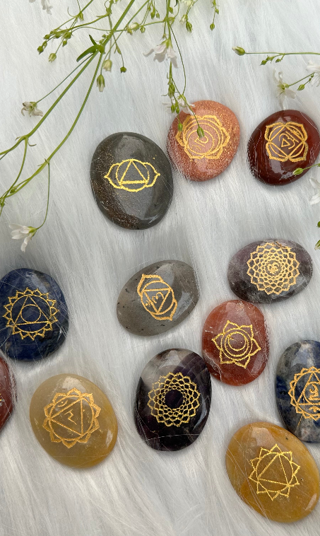 Seven Chakra Zibu Symbol Coin - Abhimantrit & Certified