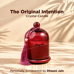 The Original Intention Crystal Candle – Bergamot Peony Fragrance