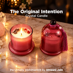 The Original Intention Crystal Candle – Bergamot Peony Fragrance