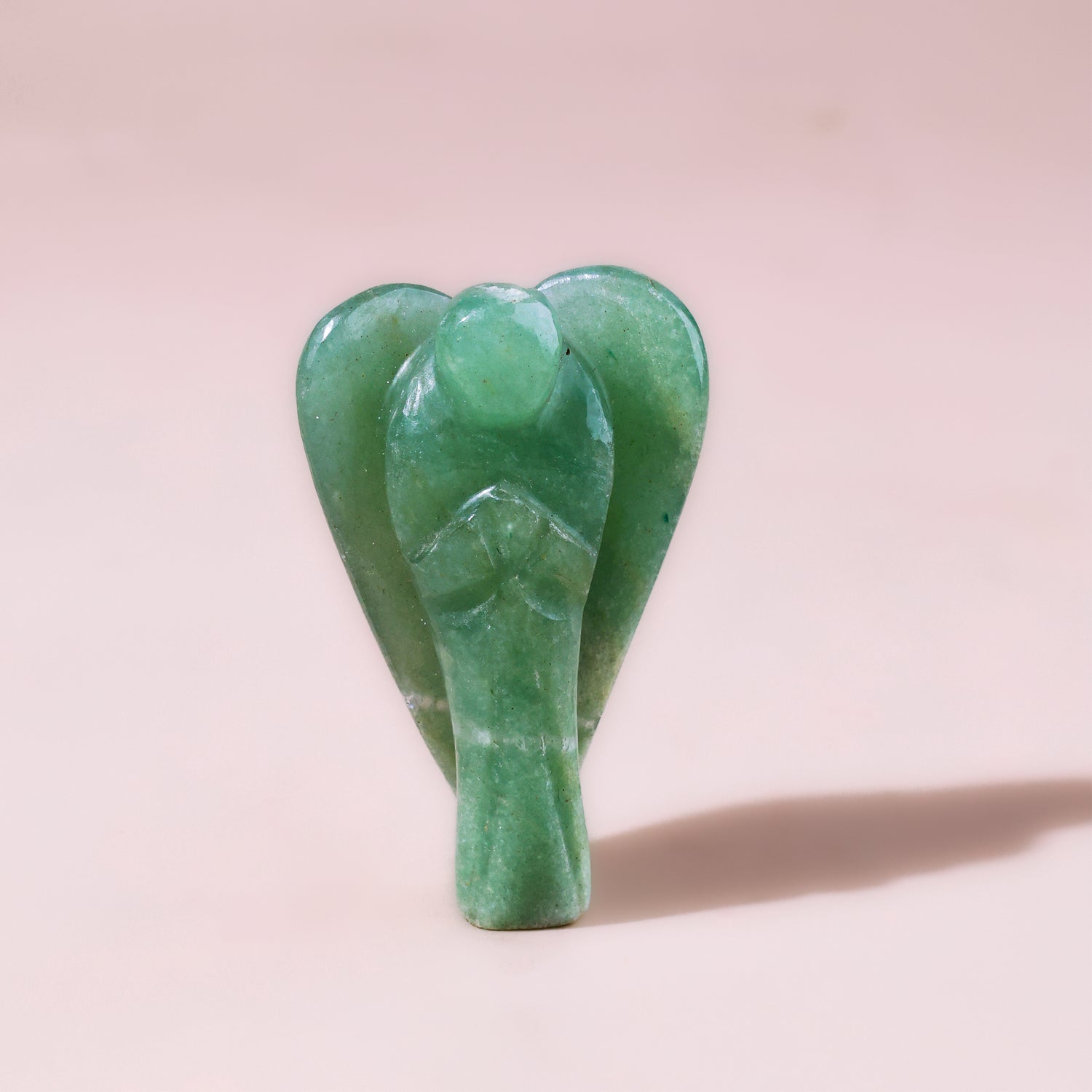 Green Aventurine Crystal Angle - Abhimantrit