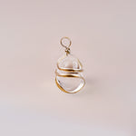 Clear Quartz Wrapping Pendant - Abhimantrit & Certified