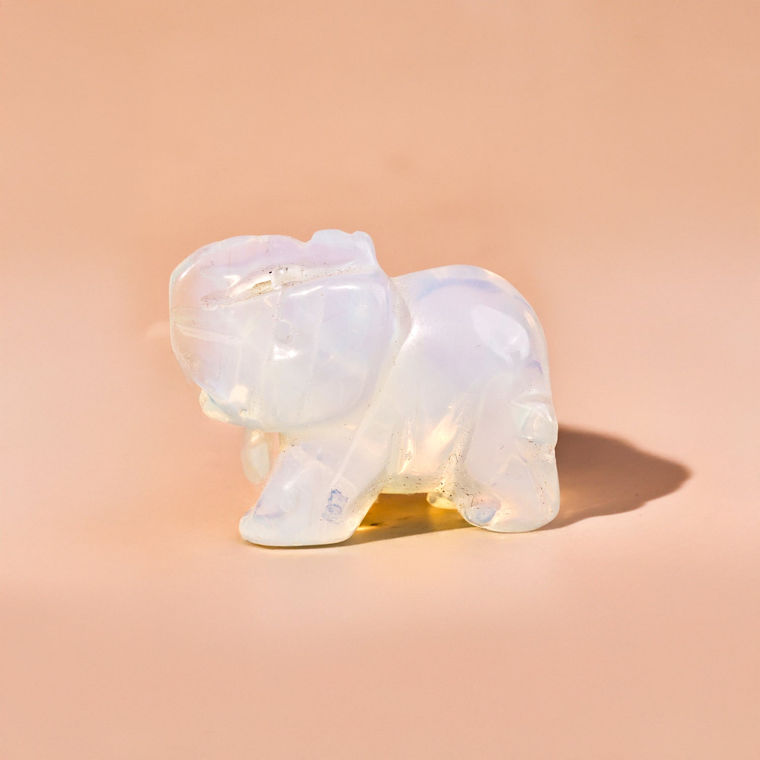 Opalite Crystal Elephant - Abhimantrit