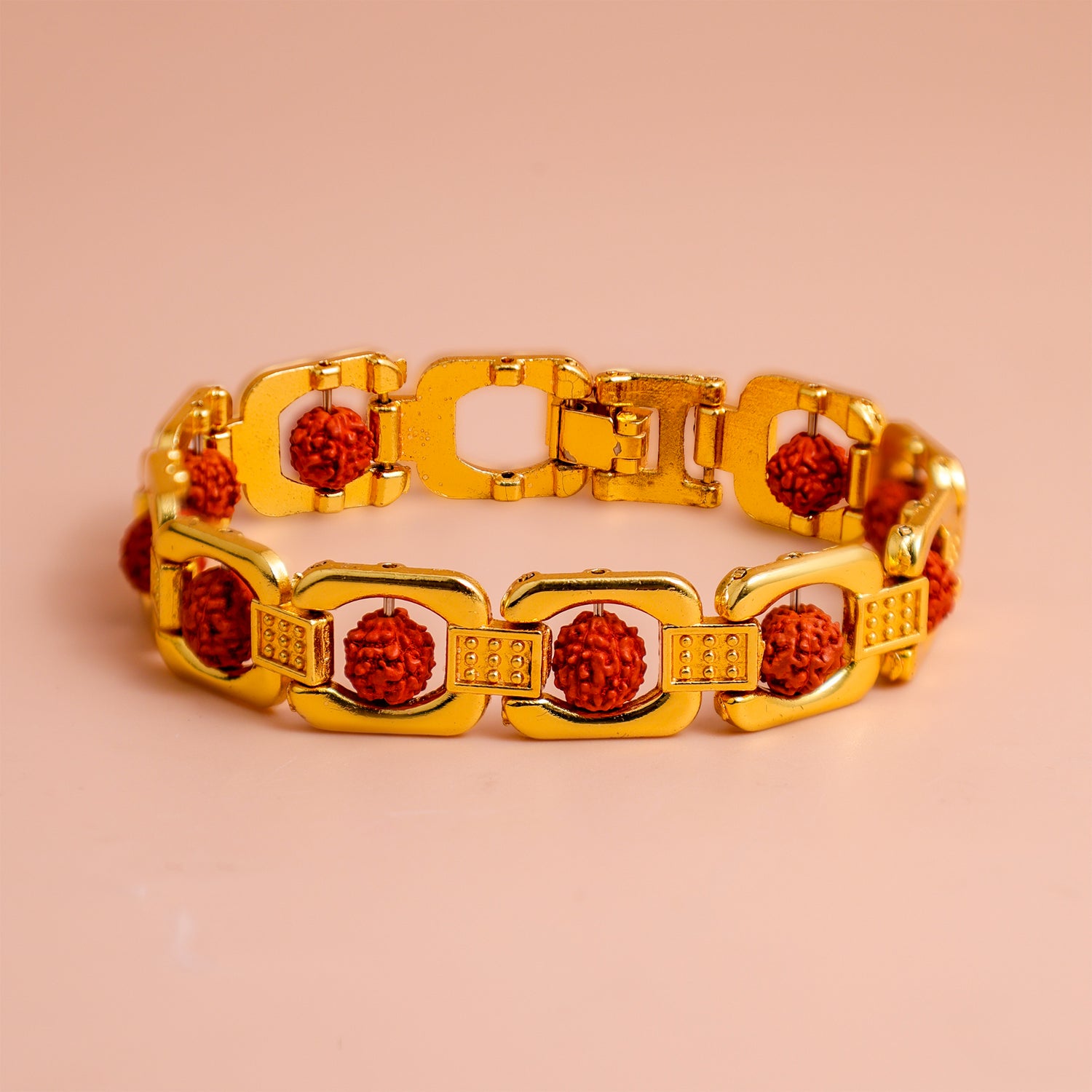 Rudraksha Beads Chain Bracelet - Abhimantrit