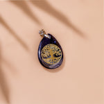 Blue Sunstone Life of Tree Pendant