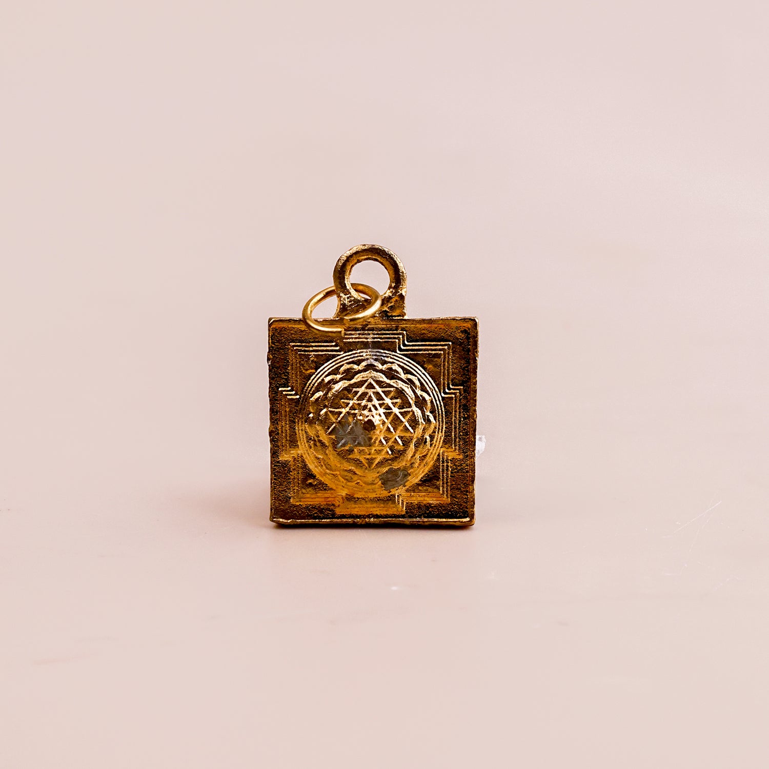 Pendant Shree Yantra Golden - Abhimantrit