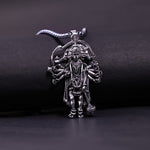 Silver Plated Panchmukhi Hanuman Ji Pendant - Abhimantrit