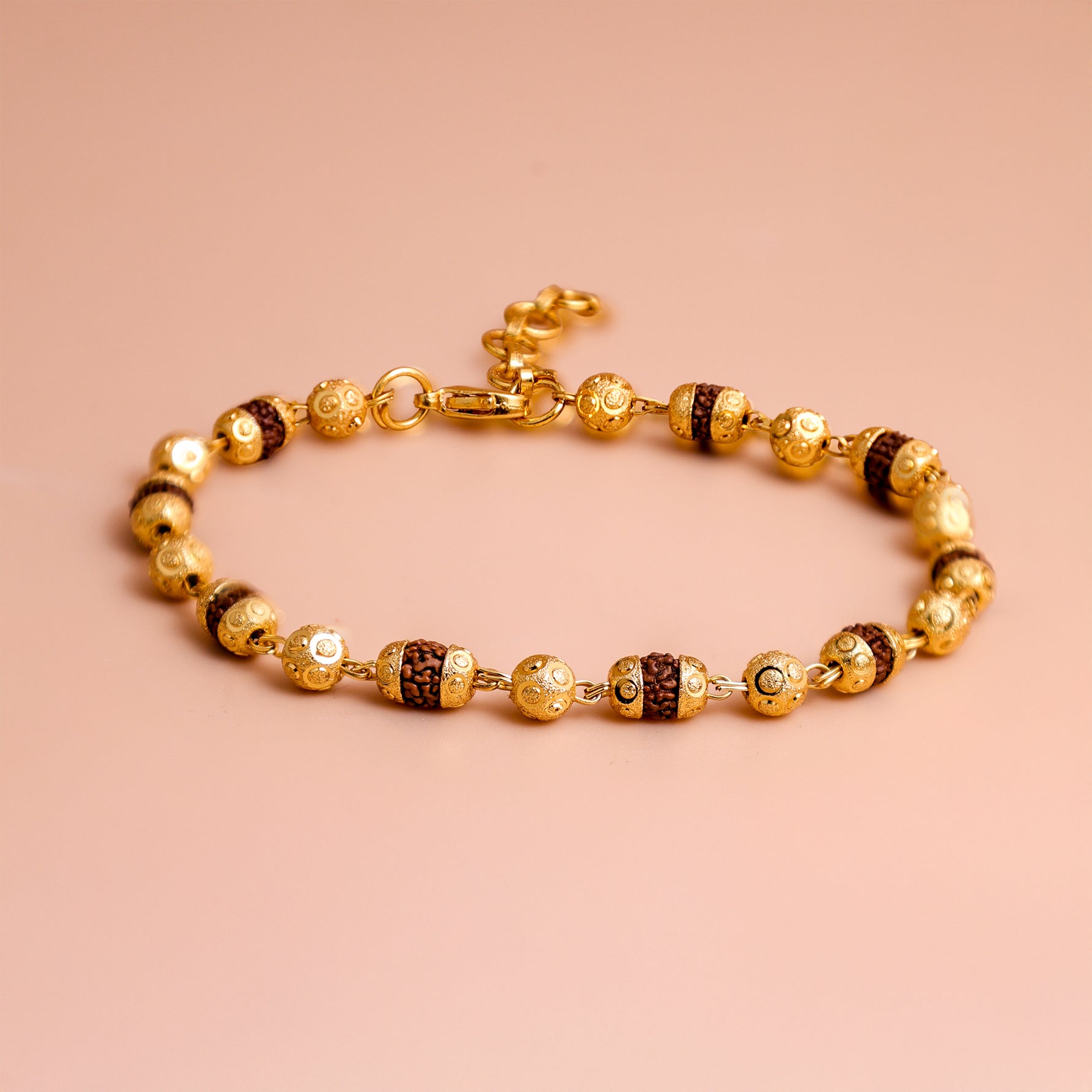 Rudraksha Divya Bracelet Gold Plated
