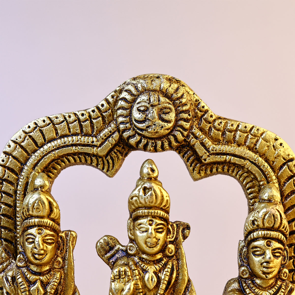 Brass Ram Darbar Murti - Abhimantrit
