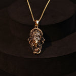 IGP Plating Ganesh ji Pendent - Abhimantrit