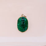 Green Jade Ganesha Pendant - Abhimantrit