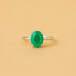 Promotes Wealth Attraction & Money Growth: Green Aventurine Ring - Abhimantrit & Certified