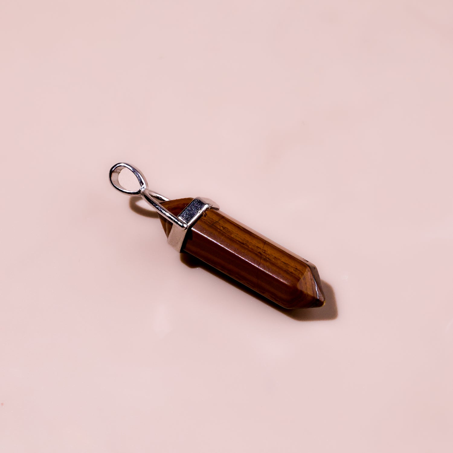 Tiger Eye Pen Shape Pendant - Abhimantrit