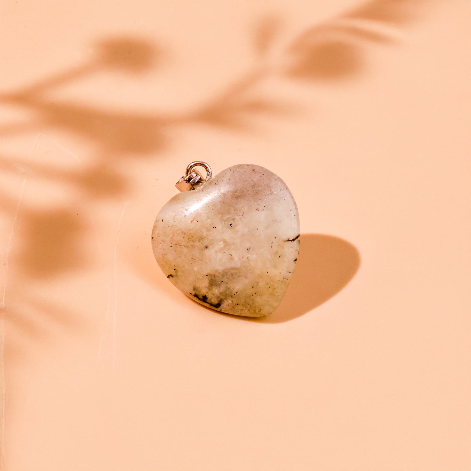 Labradorite Heart Pendant - Abhimantrit & Certified