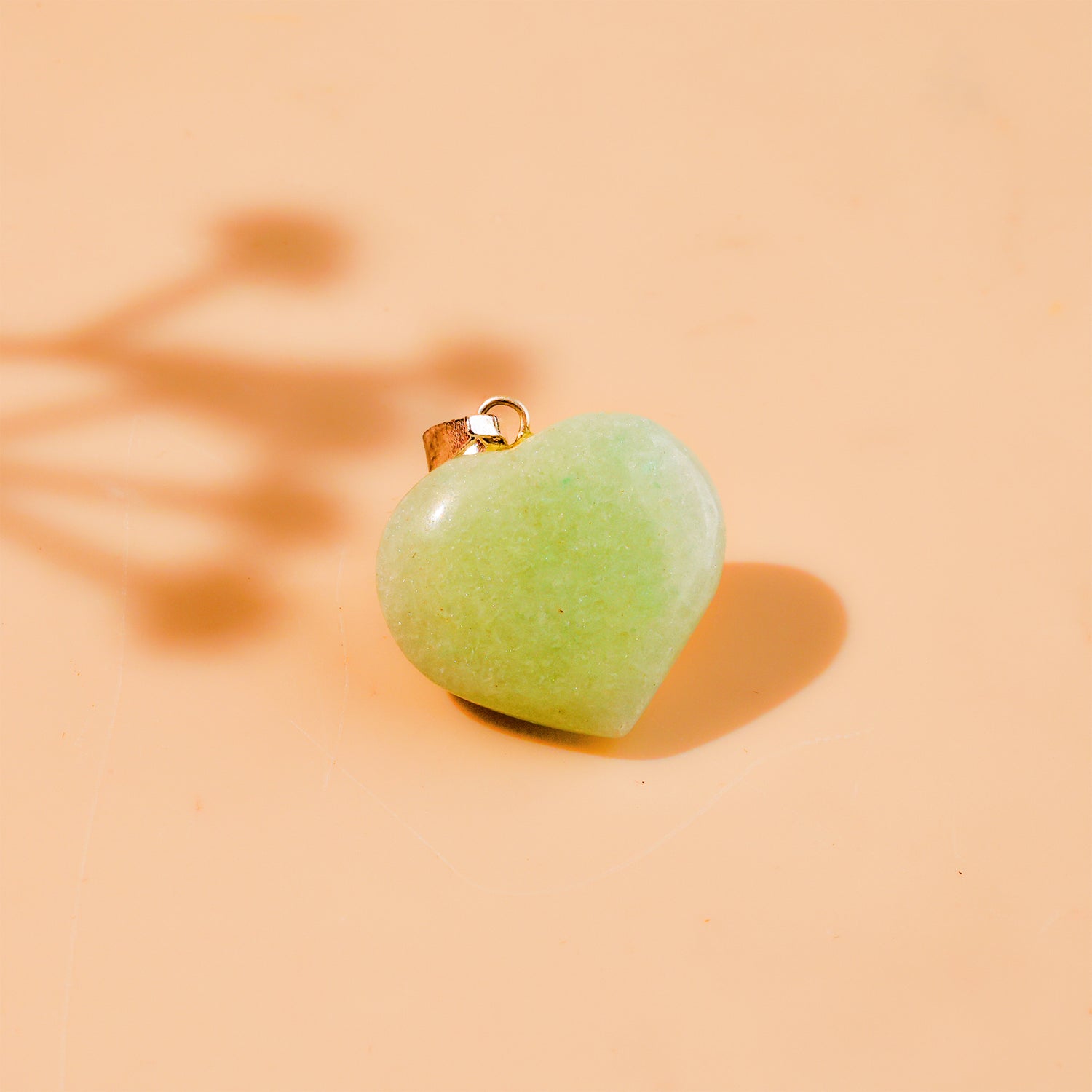 Green Aventure Lite Color Heart Pendant - Abhimantrit & Certified