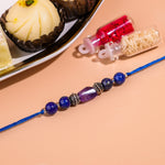 Amethyst stone rakhi - Abhimantrit