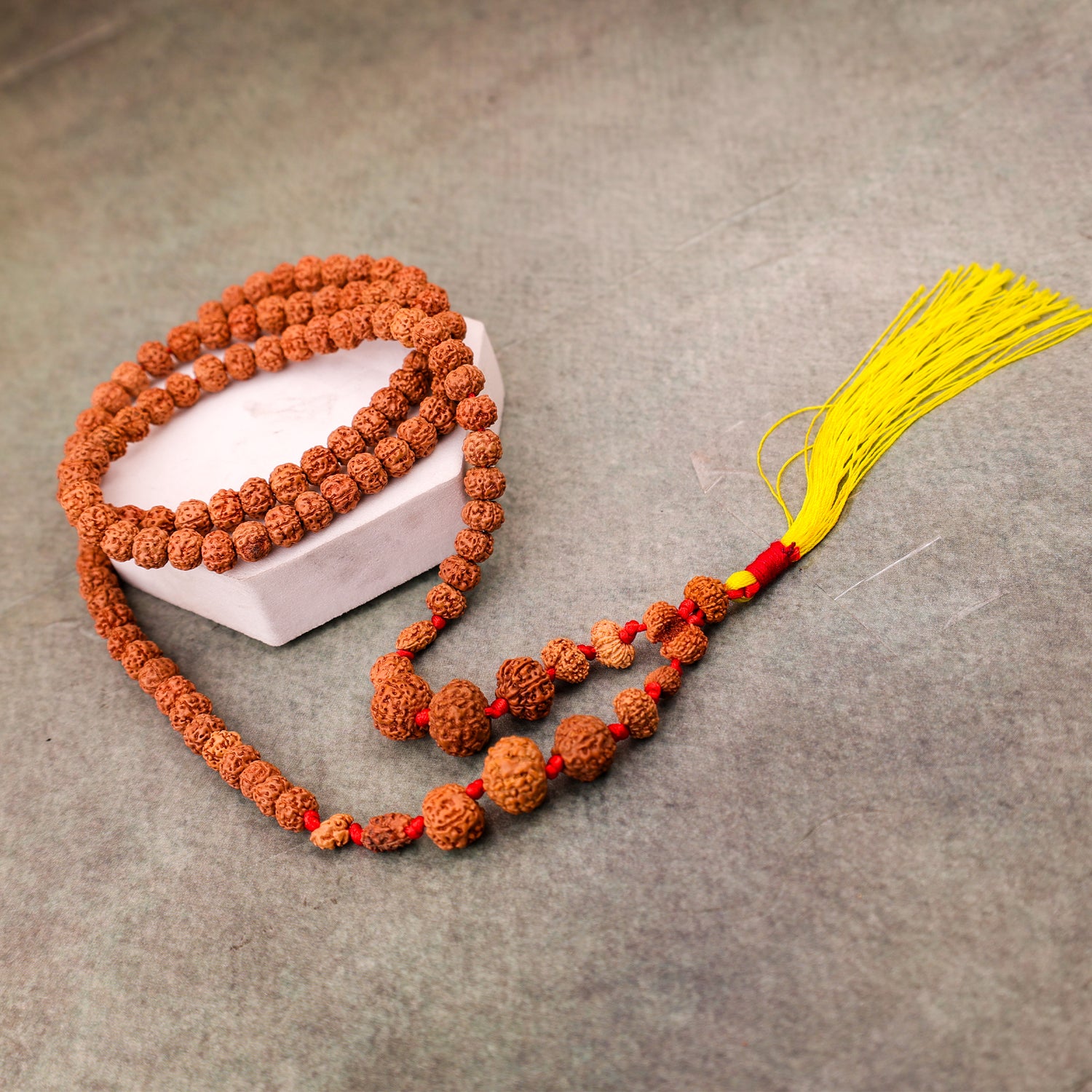 Rudraksha Raksha Mala - Abhimantrit & Certified