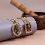 Gold Hanuman ji Pendant Combo