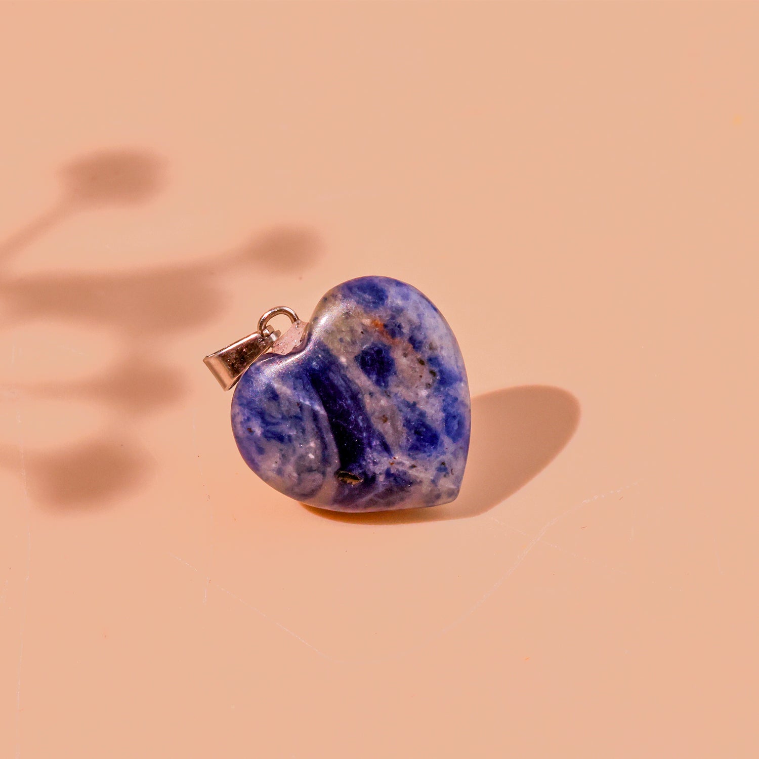 Sodalite Heart Pendant - Abhimantra & Certified