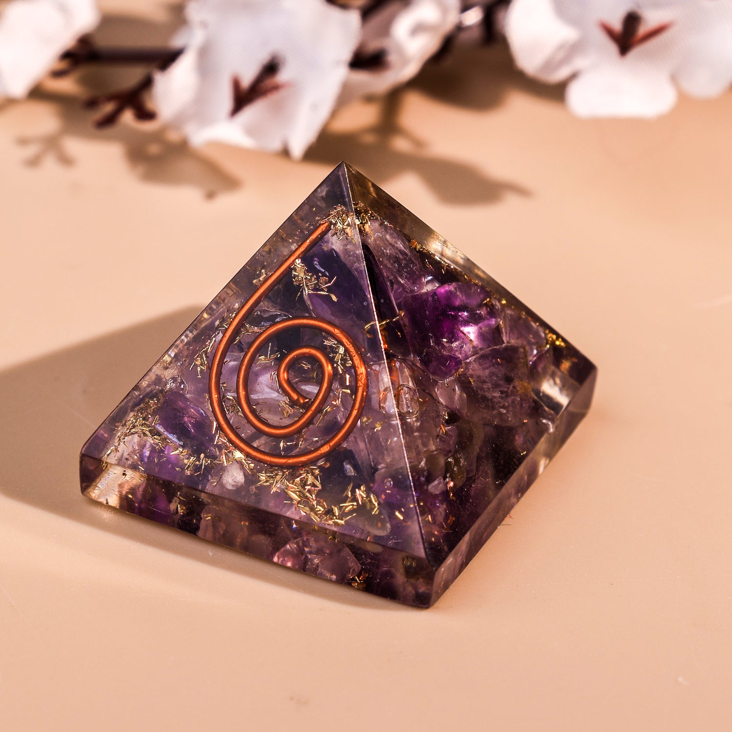 Amethyst Pyramid - Abhimantrit