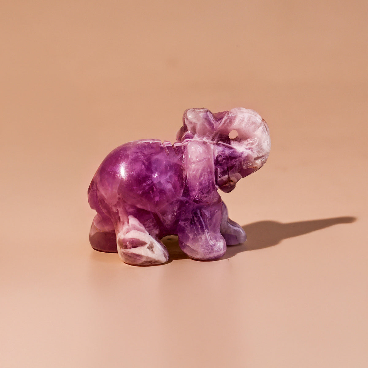 Amethyst Crystal Elephant