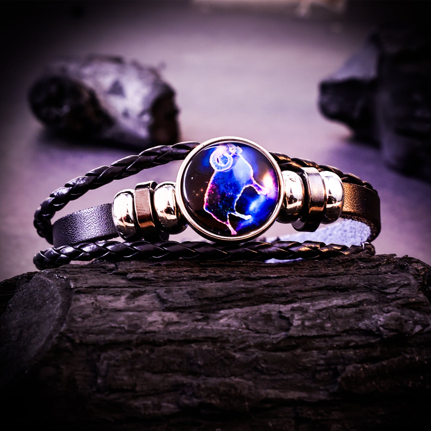 Aries Leather Bracelet