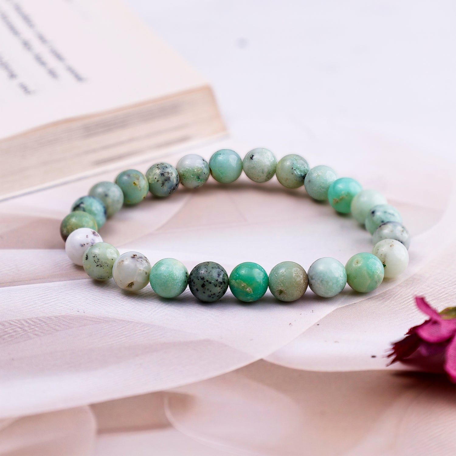 Greenish Blue Azurite Bracelet
